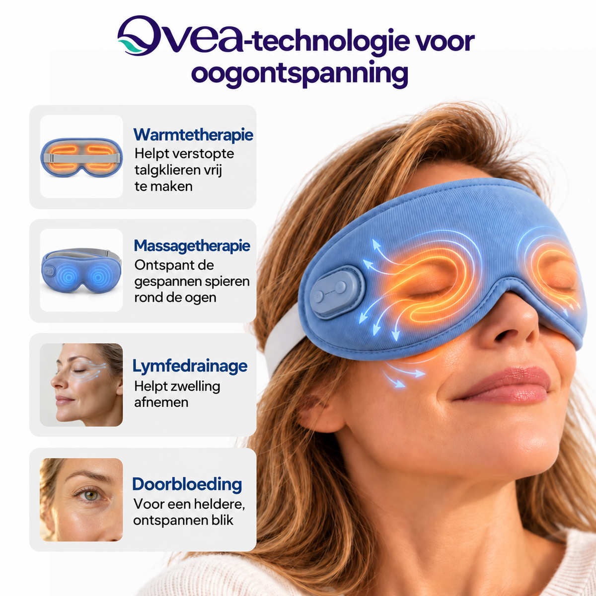 Ovea Oogmassager - Rust voor droge, moeie ogen