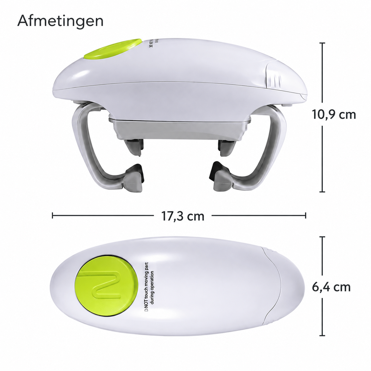 Afmetingen van de Loso potopener