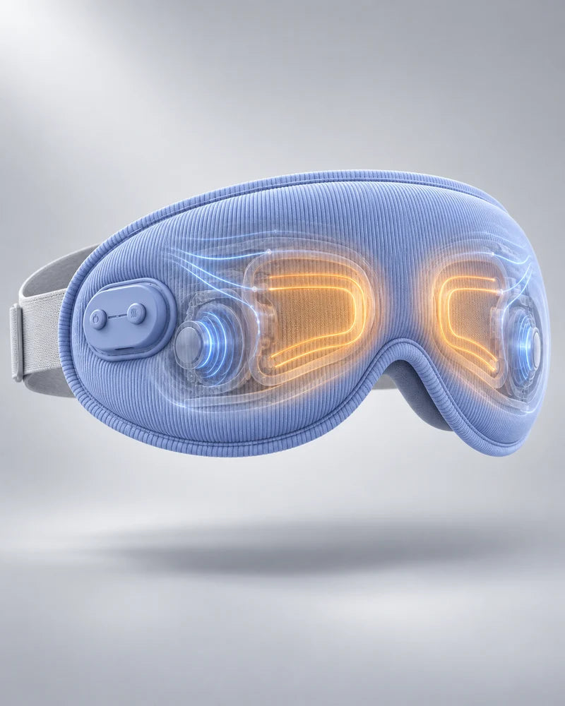 Ovea oogmassager met warmte-elementen